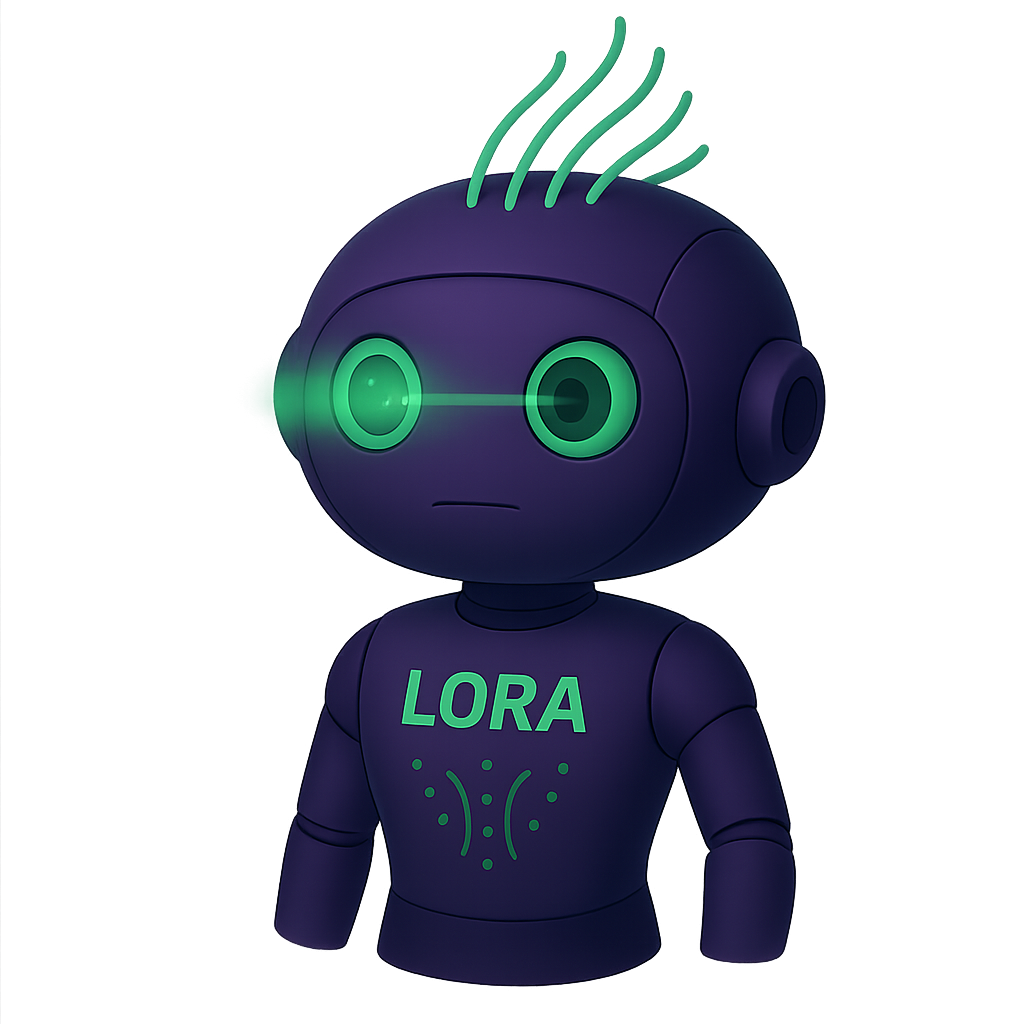 Lora skenuje dokument