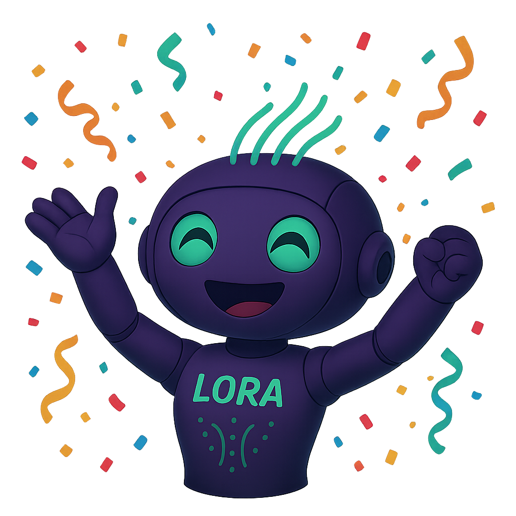 Lora dokončila zpracování